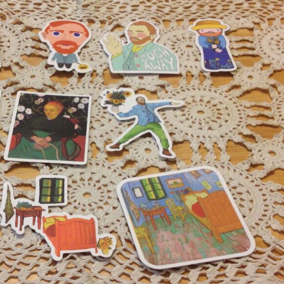 Stickers, Art, Painting theme, 10 cellphone stickers - Picture 6 of 6